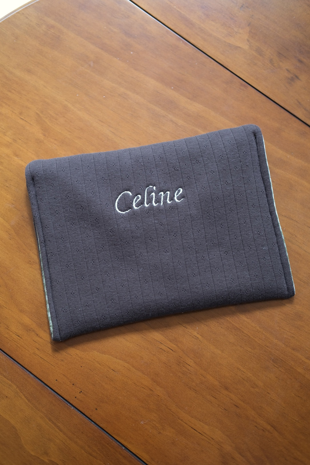 Hazel Pointelle Envelope Kindle Sleeve - Mulled Wine
