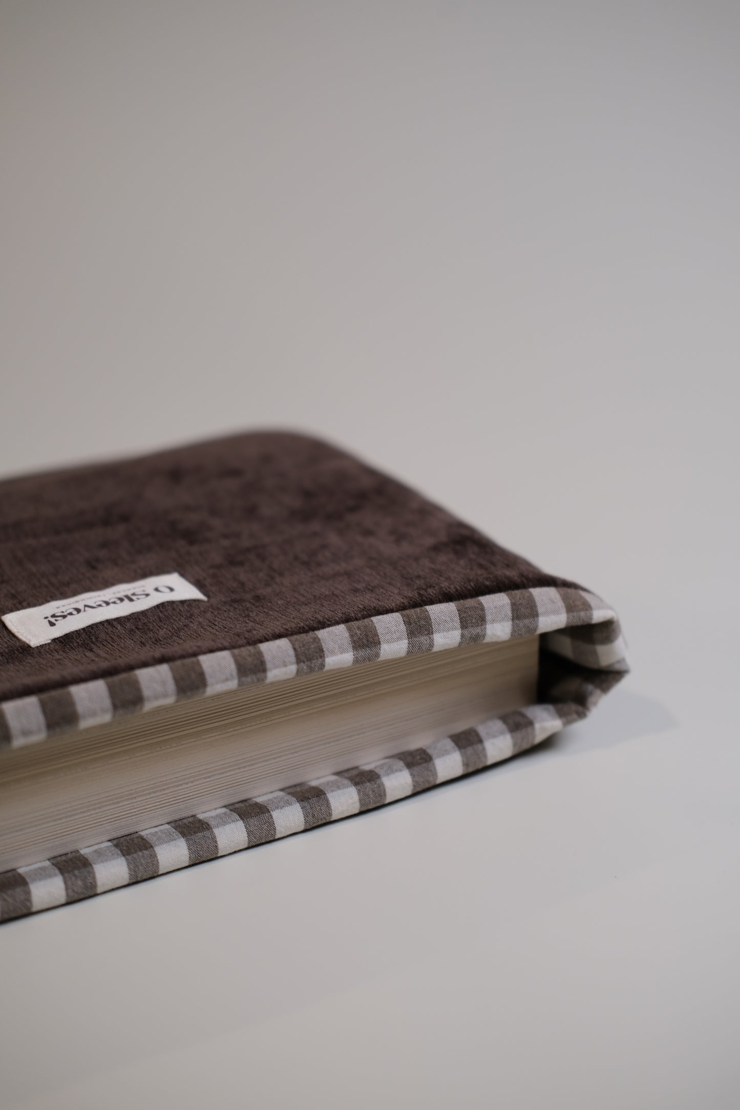 Espresso Velvet Book Sleeve (Standard/Large) - O Sleeves!