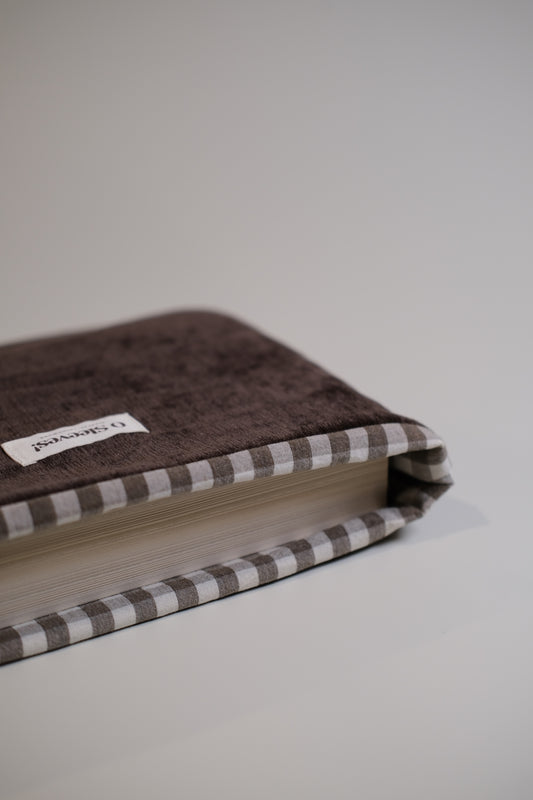 Espresso Velvet Book Sleeve (Standard/Large) - O Sleeves!