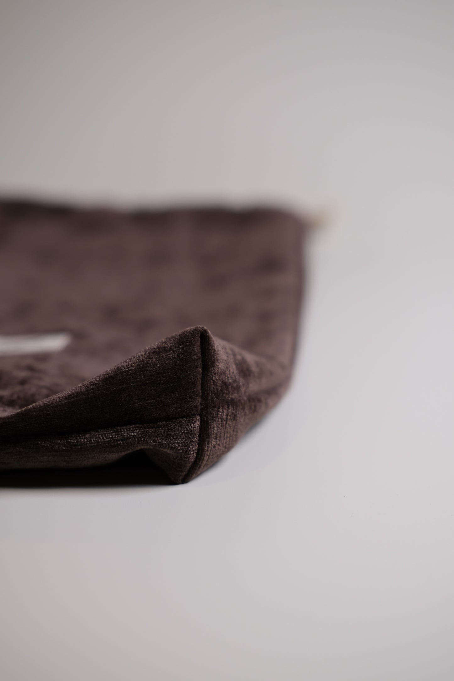 Espresso Velvet Drawstring Bag - O Sleeves!