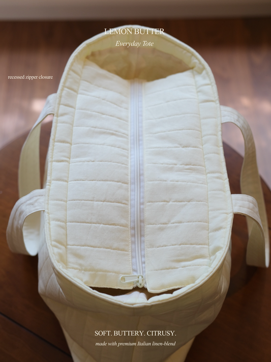 Limited: Lemon Butter Everyday Tote - O Sleeves!