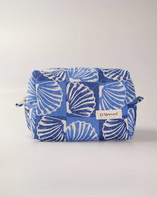 Seashell Linen Makeup Bag - O Sleeves!