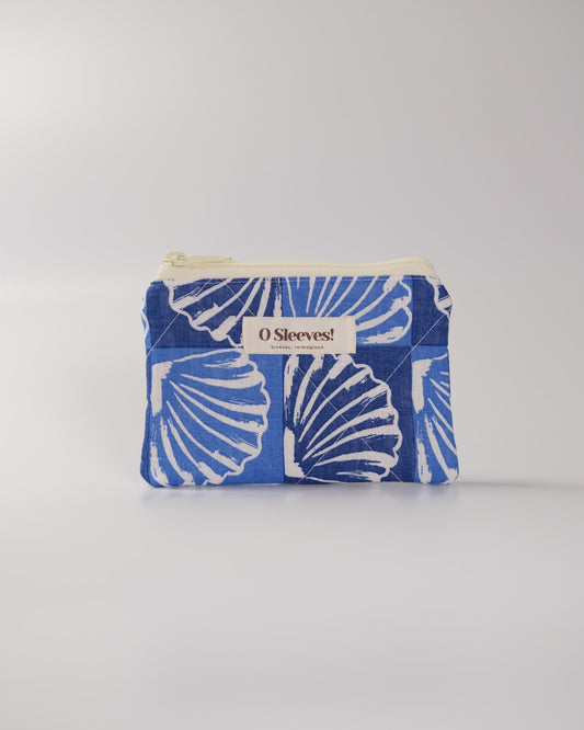 Seashell Linen Mini Pouch - O Sleeves!