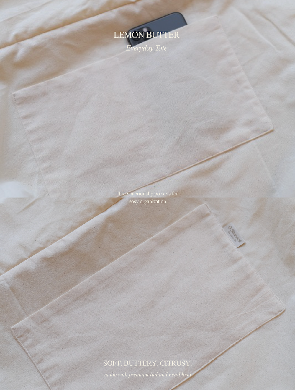 Limited: Lemon Butter Everyday Tote - O Sleeves!