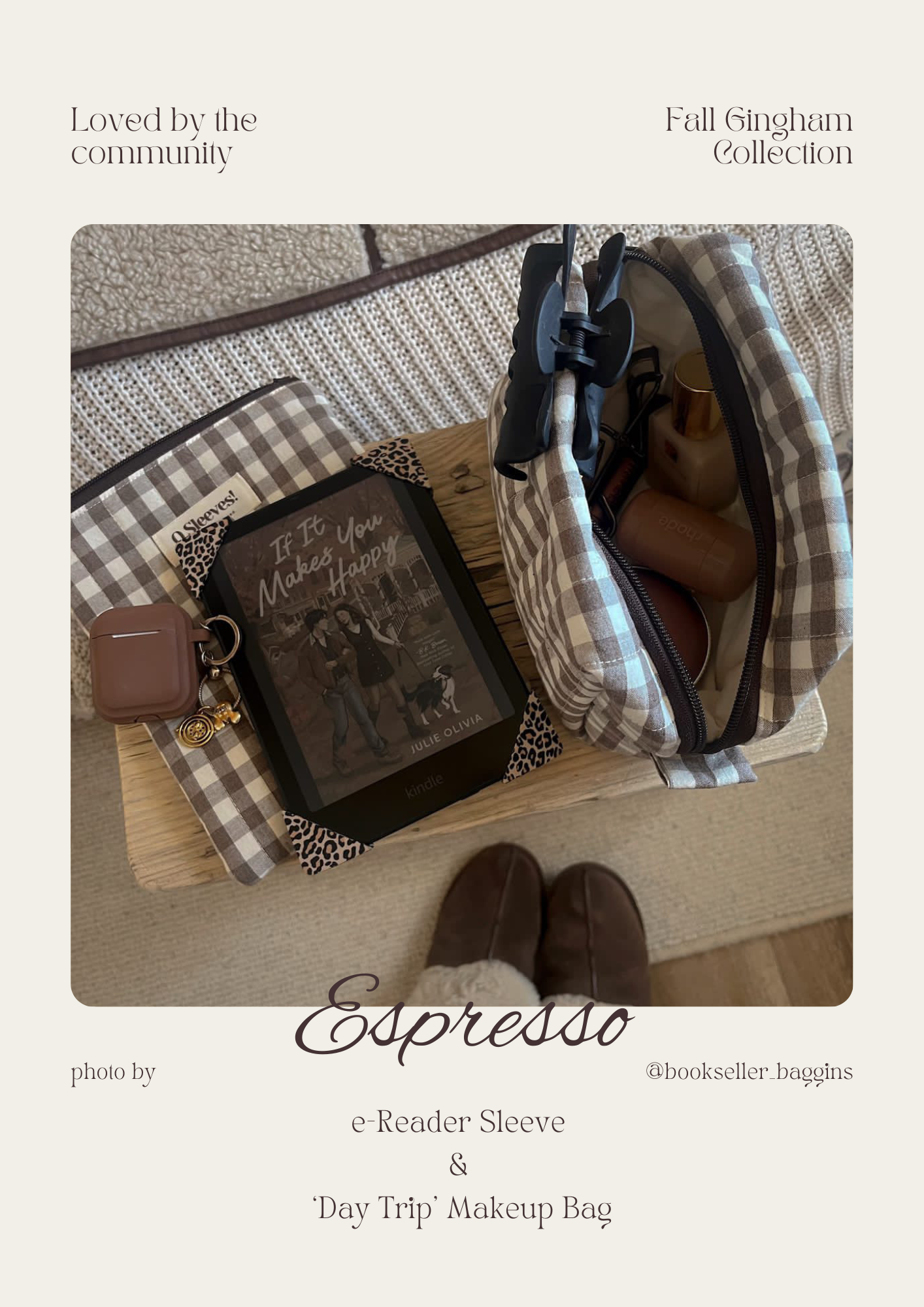 Espresso Makeup Bag - O Sleeves!