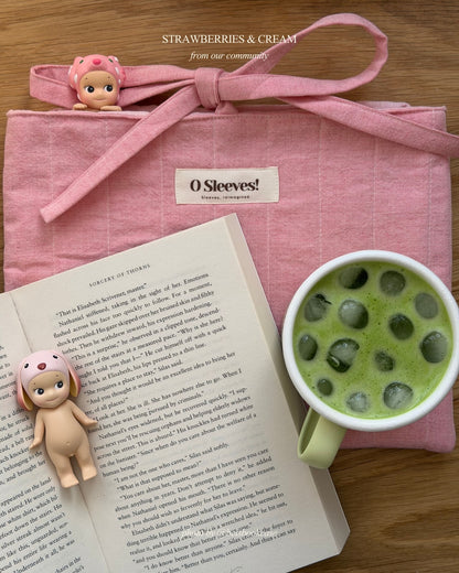 Strawberries & Cream Signature Book Sleeve - O Sleeves!