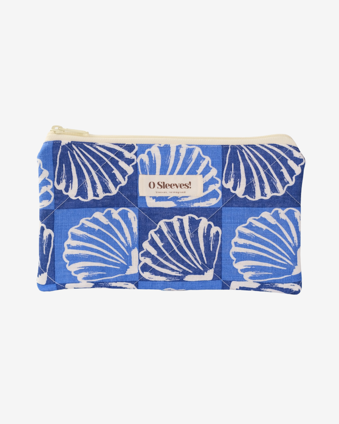 Seashell Linen Lifestyle Pouch - O Sleeves!
