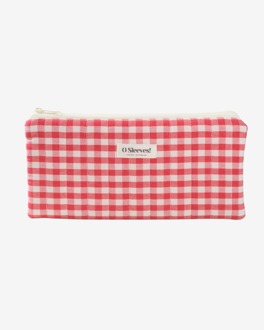 Cranberry Gingham Lifestyle Pouch - O Sleeves!