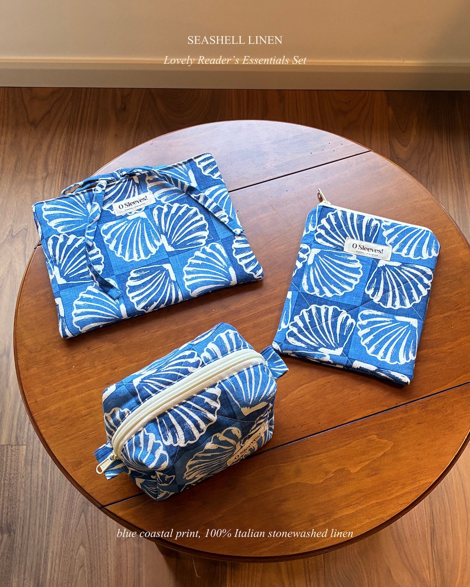 Lovely Reader's Essentials Set - Seashell Linen - O Sleeves!