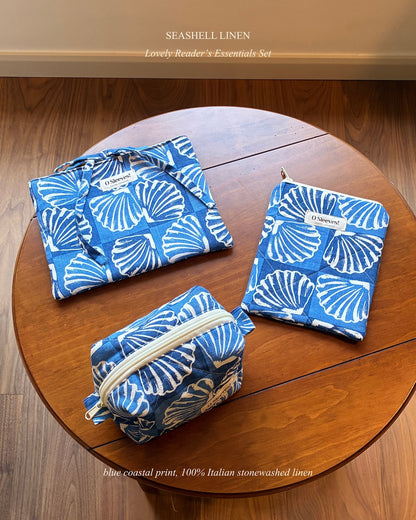 Lovely Reader's Essentials Set - Seashell Linen - O Sleeves!