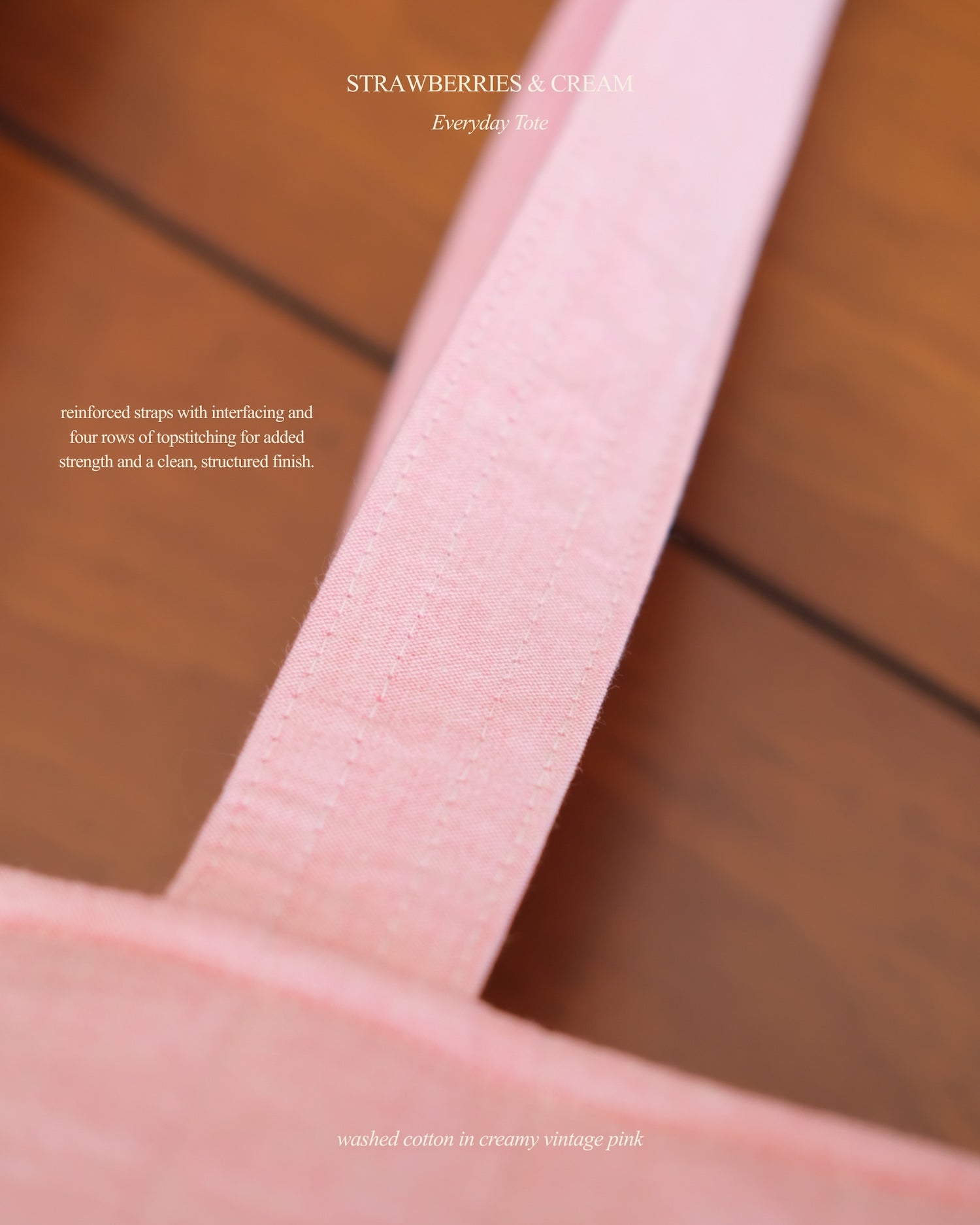 Strawberries & Cream Everyday Tote - O Sleeves!