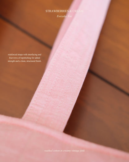 Strawberries & Cream Everyday Tote - O Sleeves!