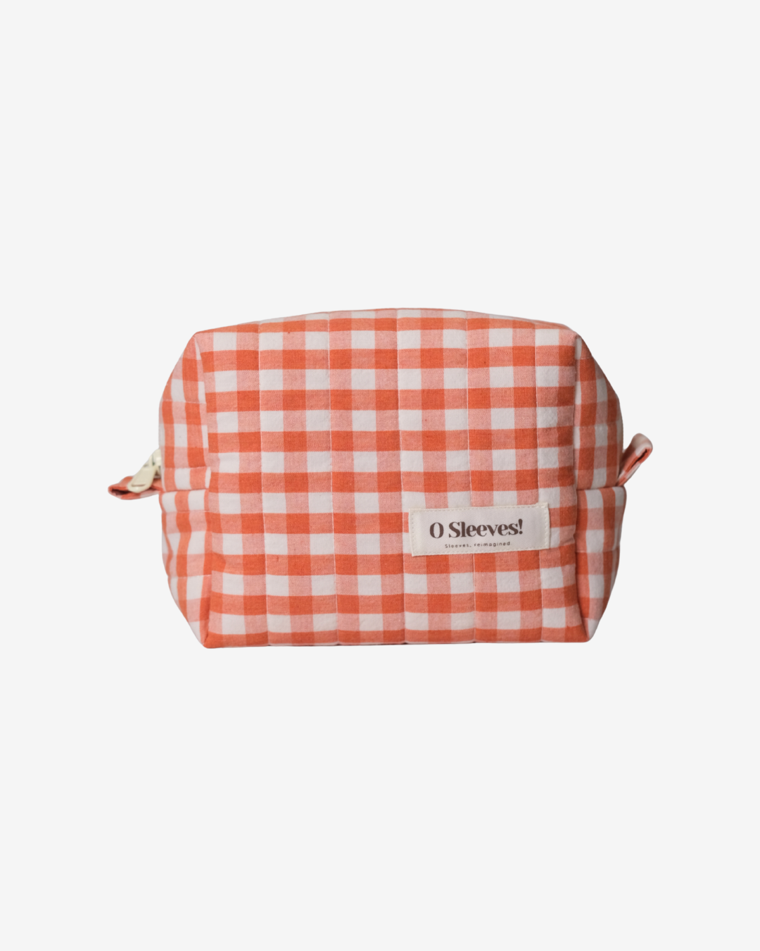Pumpkin Spice Gingham Makeup Bag - O Sleeves!