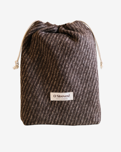 S'mores Wool-Blend Drawstring Bag - O Sleeves!