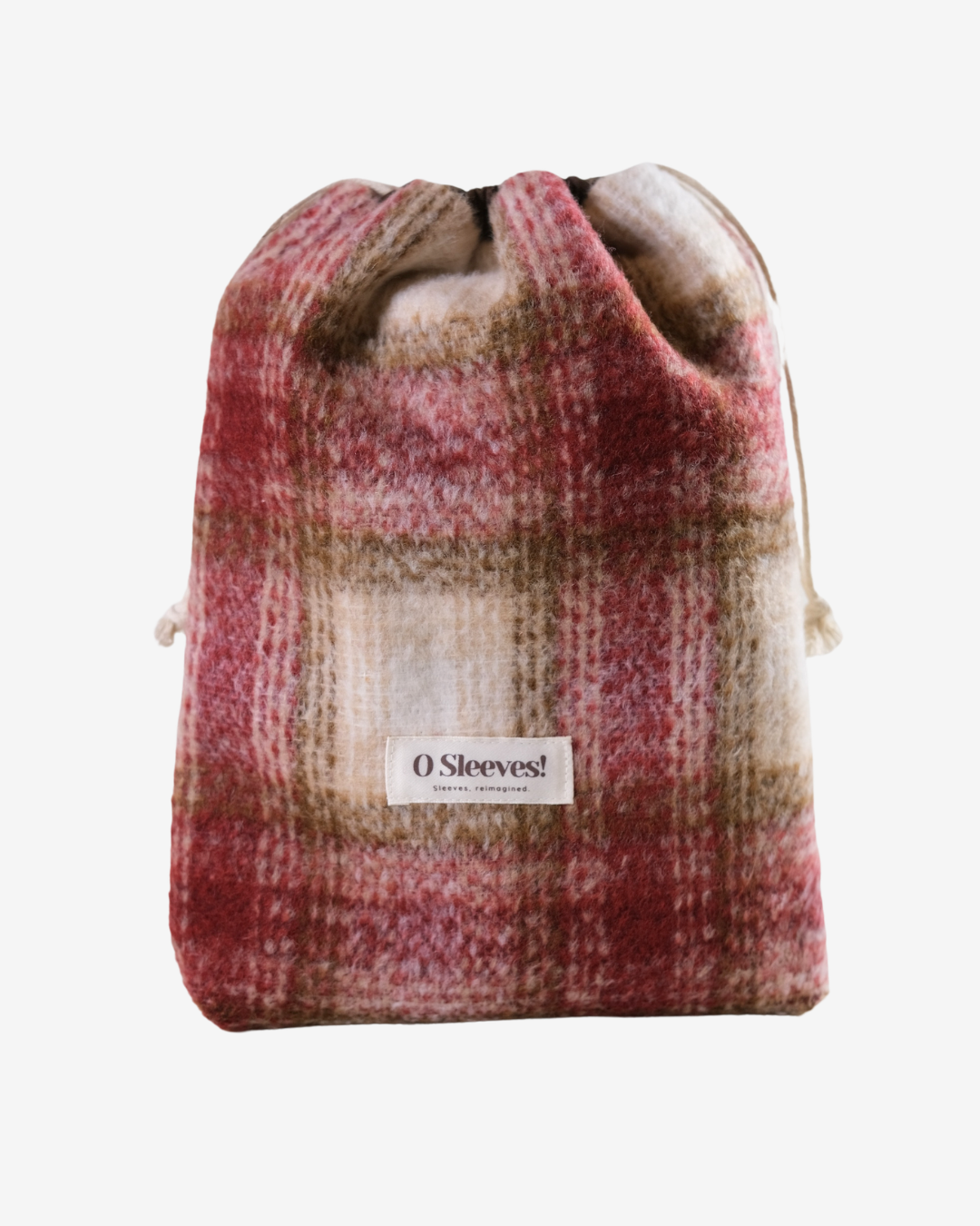 Limited: Holly Wool-Blend Drawstring Bag - O Sleeves!