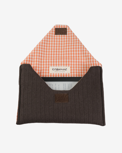 Hazel Pointelle Envelope Kindle Sleeve - Pumpkin Spice