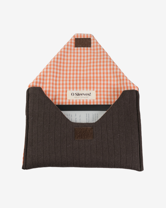 Hazel Pointelle Envelope Kindle Sleeve - Pumpkin Spice