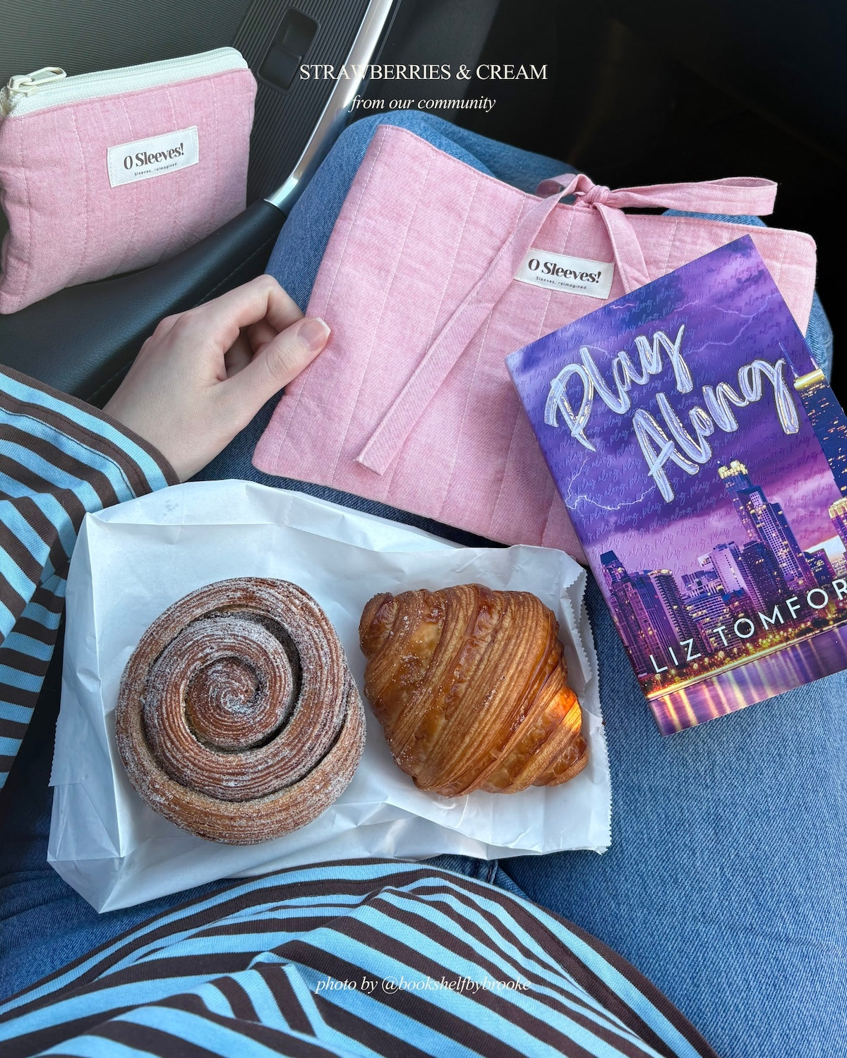 Strawberries & Cream Signature Book Sleeve - O Sleeves!