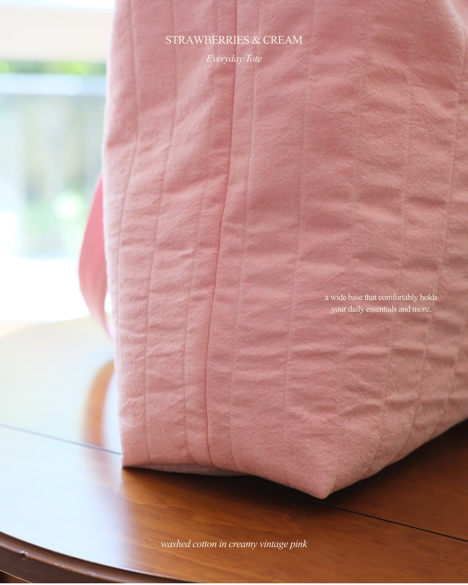 Strawberries & Cream Everyday Tote - O Sleeves!