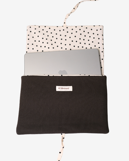 Hazel Pointelle Laptop Sleeve - Audrey Lining - O Sleeves!