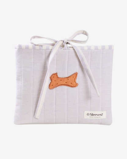 'Cat Cookies with Lavender Milk' Signature Book Sleeve (Solid) - O Sleeves!