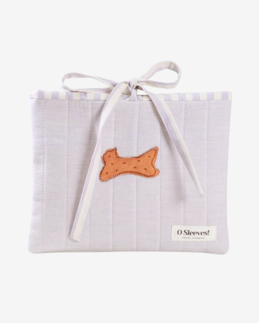 'Cat Cookies with Lavender Milk' Signature Book Sleeve (Solid) - O Sleeves!
