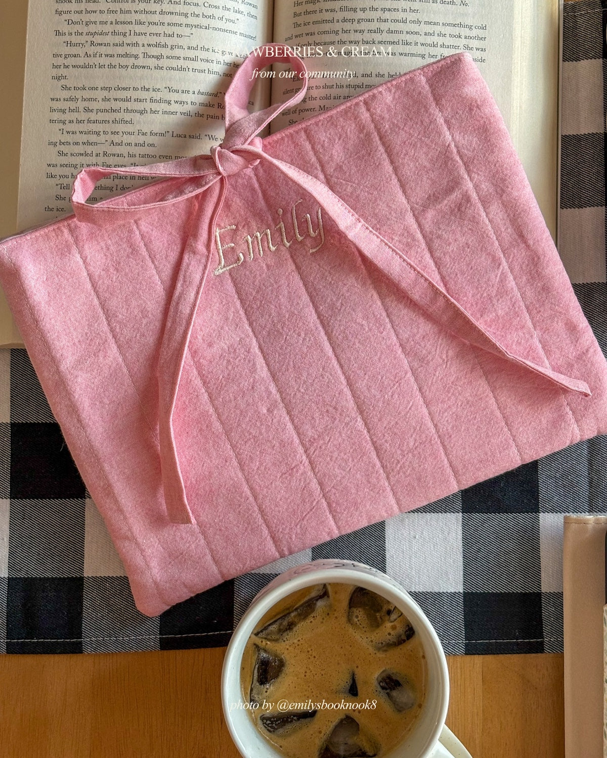 Strawberries & Cream Signature Book Sleeve - O Sleeves!