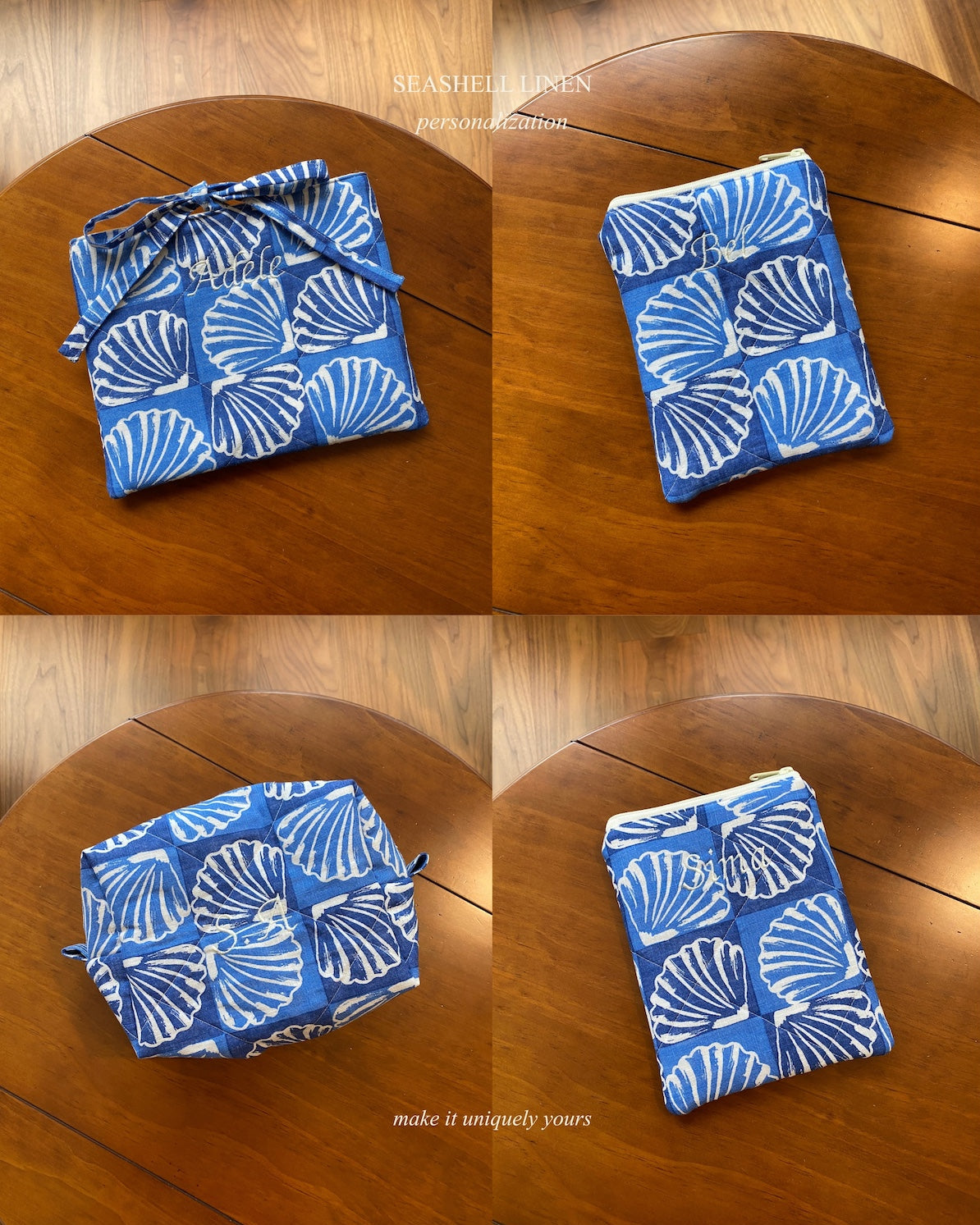 Seashell Linen Everyday Tote - O Sleeves!