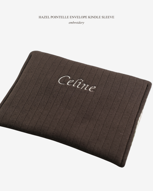 Hazel Pointelle Envelope Kindle Sleeve - Pumpkin Spice