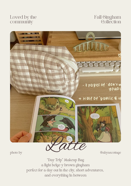 Latte Makeup Bag - O Sleeves!