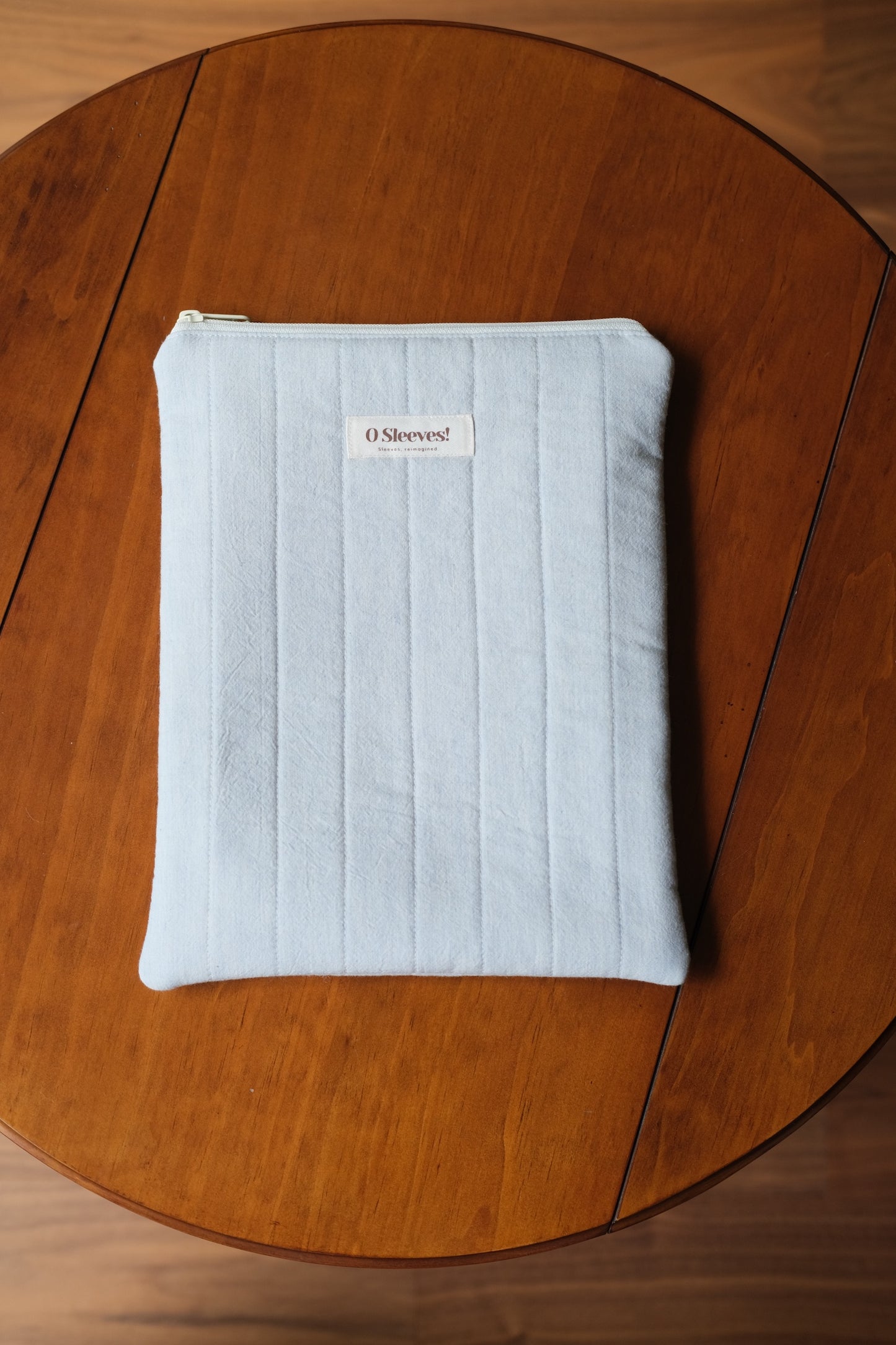 Blue Hydrangea Zip Book Sleeve