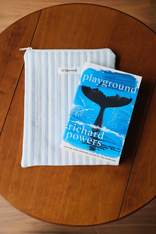Blue Hydrangea Zip Book Sleeve