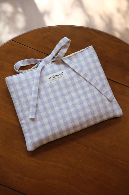 Lavender Milk Quilted Book Sleeve - O Sleeves!