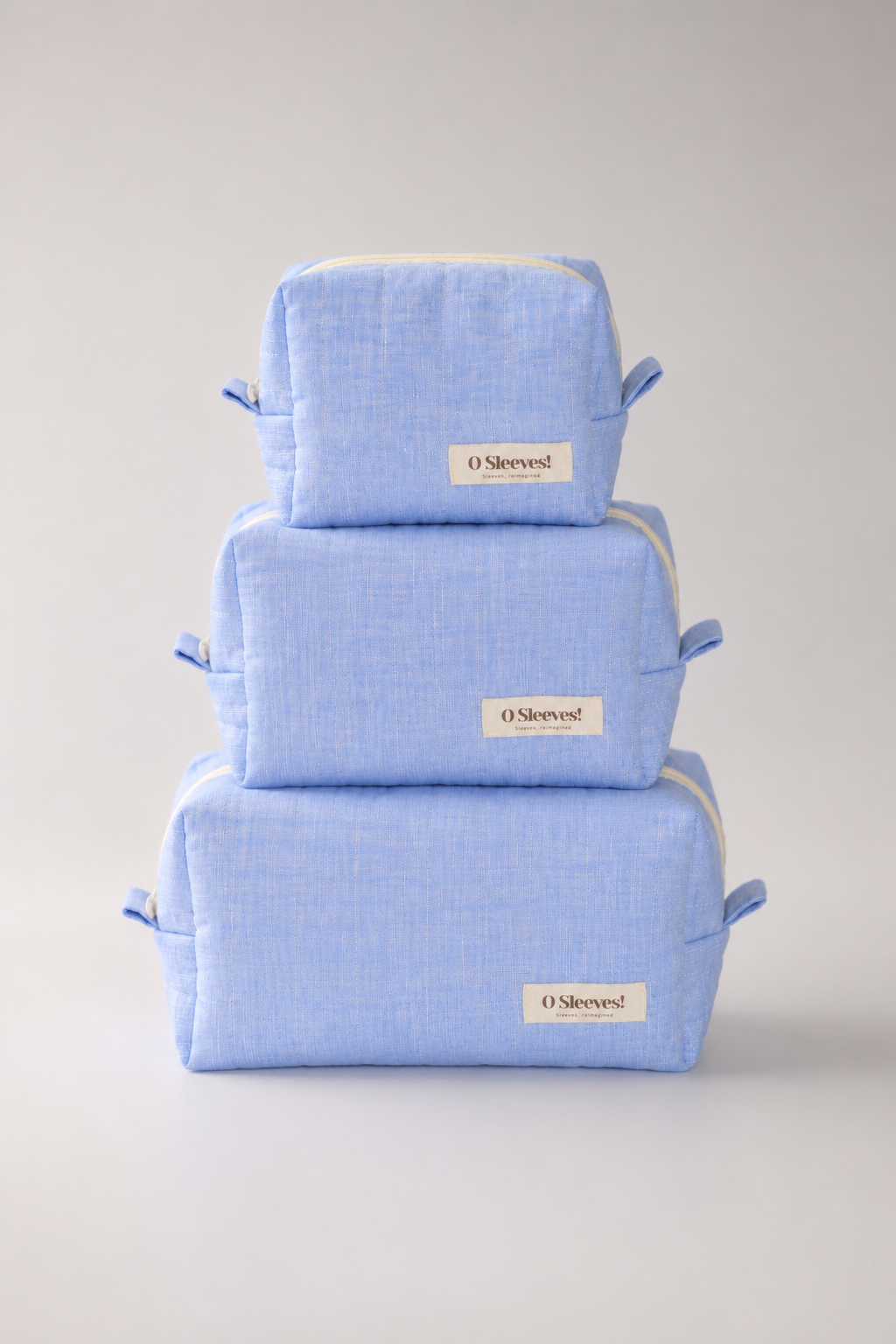 Ready-For-Anything Makeup Bag Trio (Capri) - O Sleeves!