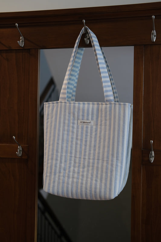 Blue Hydrangea Library Tote - O Sleeves!