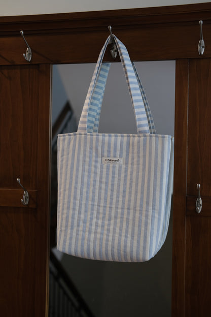 Blue Hydrangea Library Tote