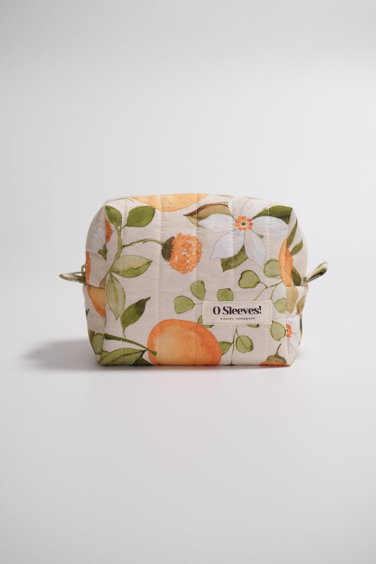 Orangen Makeup Bag
