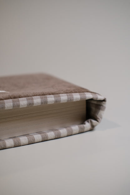 Latte Velvet Book Sleeve (Standard/Large) - O Sleeves!