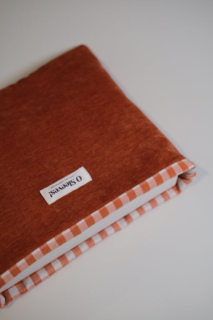 Pumpkin Spice Velvet Book Sleeve (Standard/Large) - O Sleeves!