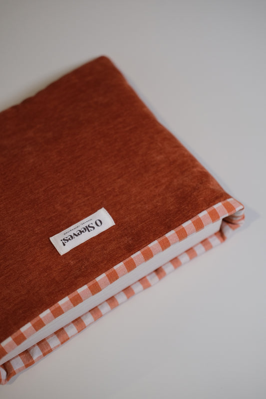 Pumpkin Spice Velvet Book Sleeve (Standard/Large) - O Sleeves!