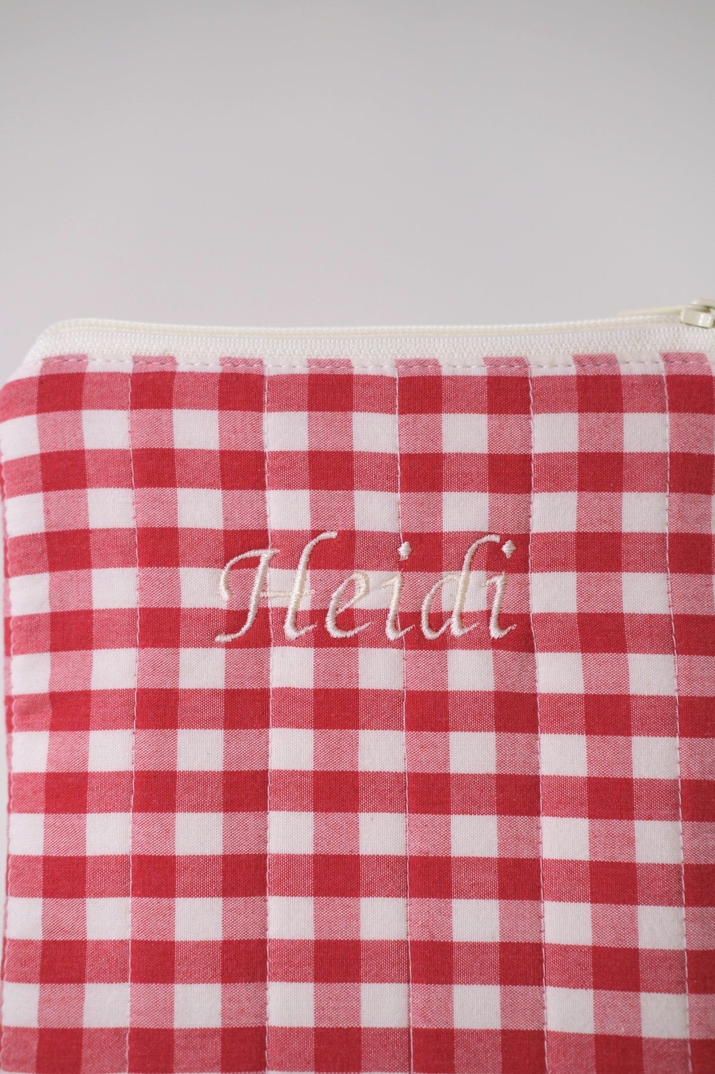 Cranberry Gingham e-Reader Sleeve