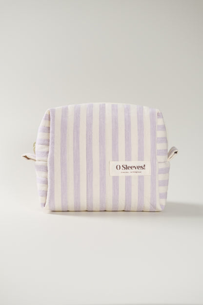 Lavender Milk Quilted Makeup Bag - O Sleeves!