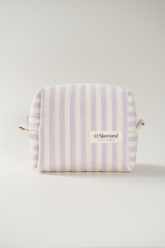 Lavender Milk Quilted Makeup Bag - O Sleeves!