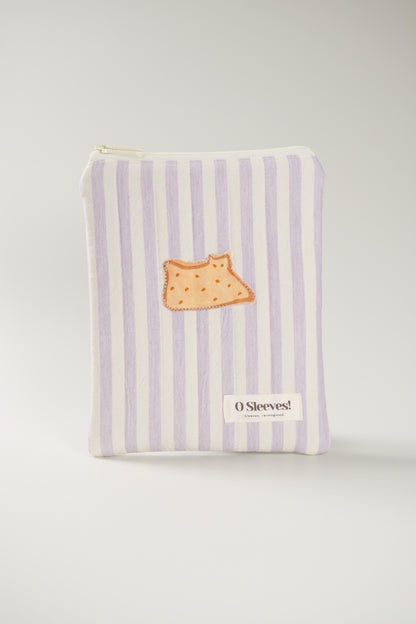 'Cat Cookies with Lavender Milk' Quilted e-Reader Sleeve
