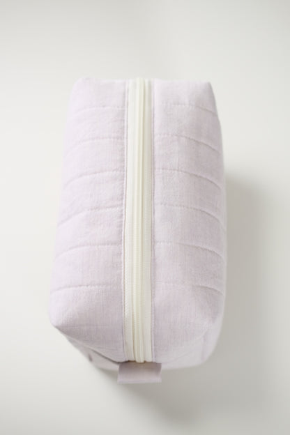 Lavender Milk Quilted Makeup Bag - O Sleeves!