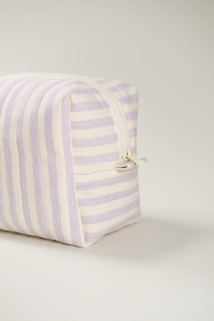 Lavender Milk Quilted Makeup Bag - O Sleeves!