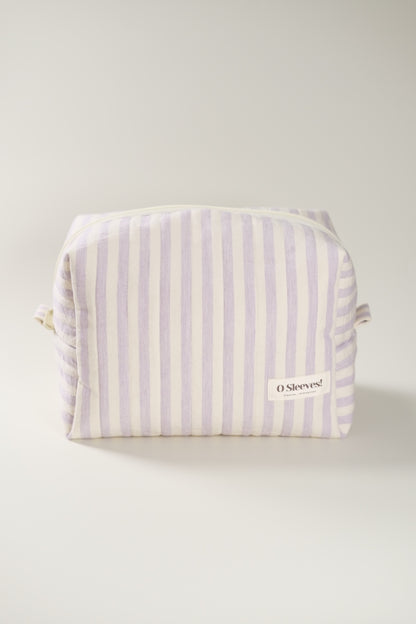 Lavender Milk Quilted Makeup Bag - O Sleeves!