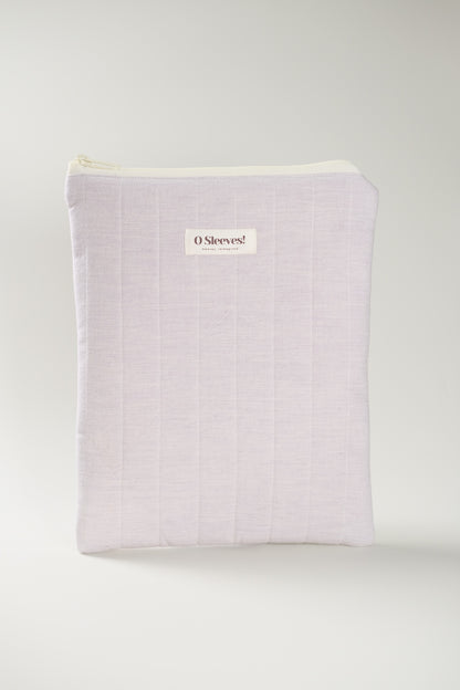 Lavender Milk Quilted Book Sleeve - O Sleeves!