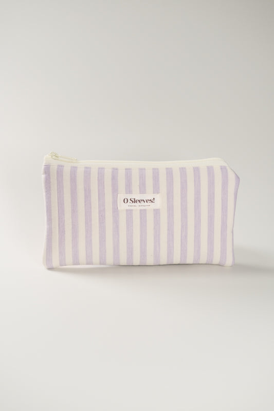 Lavender Milk Quilted Lifestyle Pouch