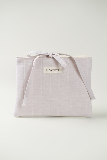 Lavender Milk Quilted Book Sleeve - O Sleeves!